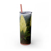 Skinny Tumbler with Straw – 20 oz Stainless Steel Cup