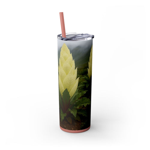 Skinny Tumbler with Straw – 20 oz Stainless Steel Cup