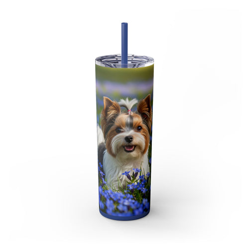 Skinny Tumbler with Straw – 20 oz Stainless Steel Cup
