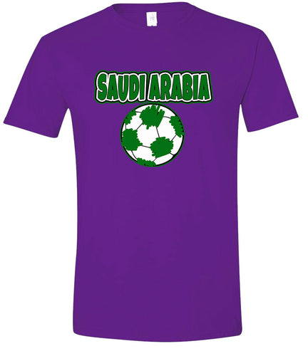 Saudi Arabia Soccer Adult Gildan Soft Shirt