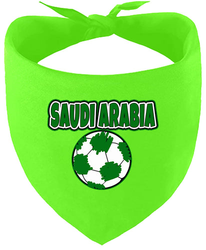 Saudi Arabia Soccer Pet Bandana