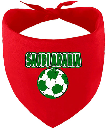 Saudi Arabia Soccer Pet Bandana