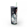 Skinny Tumbler with Straw – 20 oz Stainless Steel Cup