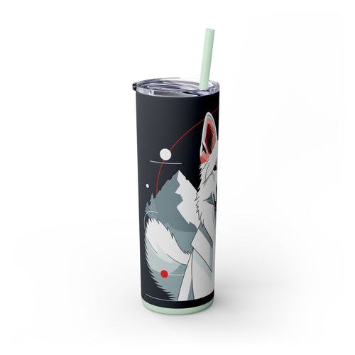 Skinny Tumbler with Straw – 20 oz Stainless Steel Cup