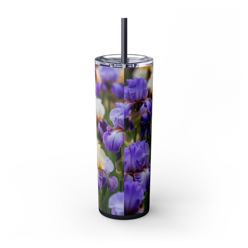 Skinny Tumbler with Straw – 20 oz Stainless Steel Cup