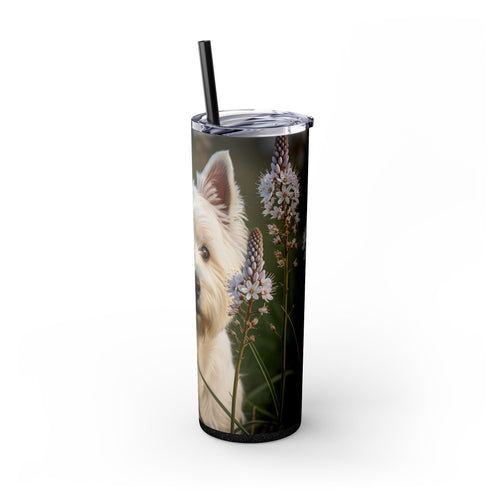 Skinny Tumbler with Straw – 20 oz Stainless Steel Cup