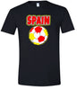 Spain Soccer Adult Gildan Soft Shirt
