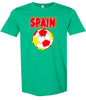 Spain Soccer Adult Gildan Soft Shirt