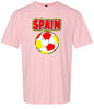 Spain Soccer Adult Gildan Soft Shirt