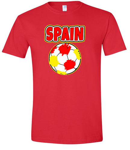 Spain Soccer Children's Gildan Soft Shirt