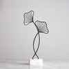 Iron Terrazzo Leaf Style Table Top Decoration