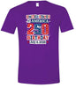 USA 250th Birthday Adult Gildan Soft Shirt