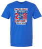 USA 250th Birthday Adult Gildan Soft Shirt