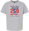 USA 250th Birthday Children's Gildan Soft Shirt