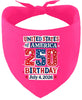 USA 250th Birthday Pet Bandana