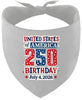 USA 250th Birthday Pet Bandana