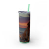 Skinny Tumbler with Straw – 20 oz Stainless Steel Cup