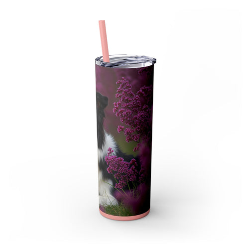 Skinny Tumbler with Straw – 20 oz Stainless Steel Cup