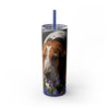 Skinny Tumbler with Straw – 20 oz Stainless Steel Cup