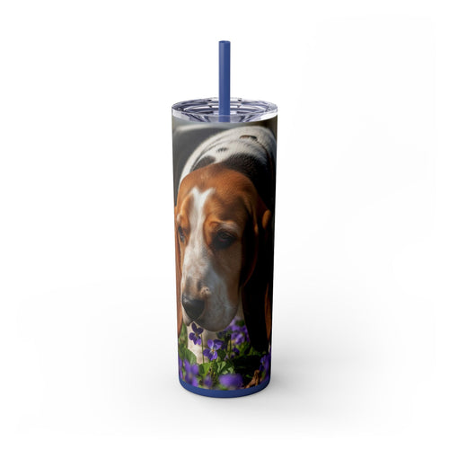 Skinny Tumbler with Straw – 20 oz Stainless Steel Cup