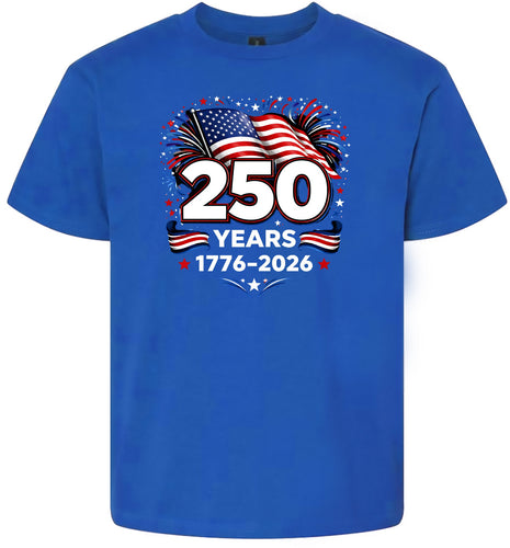 250 Years Celebration Children's Gildan Soft Shirt