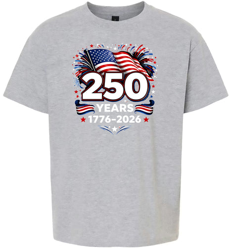 250 Years Celebration Adult Gildan Soft Shirt