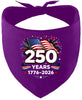 250 Years Celebration Pet Bandana
