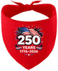 250 Years Celebration Pet Bandana