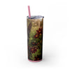 Skinny Tumbler with Straw – 20 oz Stainless Steel Cup