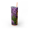 Skinny Tumbler with Straw – 20 oz Stainless Steel Cup