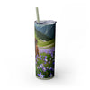 Skinny Tumbler with Straw – 20 oz Stainless Steel Cup