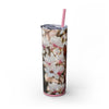 Skinny Tumbler with Straw – 20 oz Stainless Steel Cup