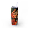 Skinny Tumbler with Straw – 20 oz Stainless Steel Cup