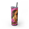 Skinny Tumbler with Straw – 20 oz Stainless Steel Cup