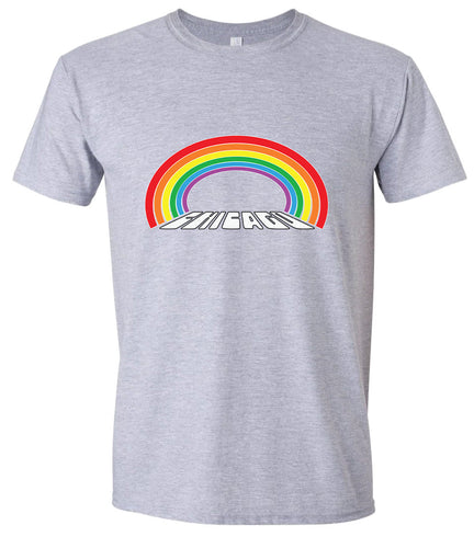 Chicago Rainbow Adult Gildan Soft Shirt