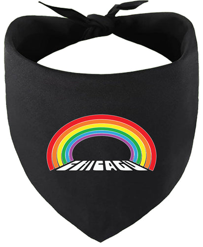 Chicago Rainbow Pet Bandana