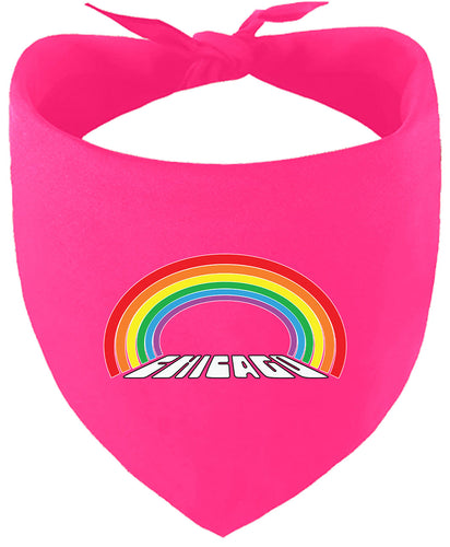 Chicago Rainbow Pet Bandana