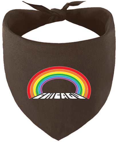 Chicago Rainbow Pet Bandana