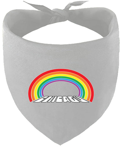 Chicago Rainbow Pet Bandana