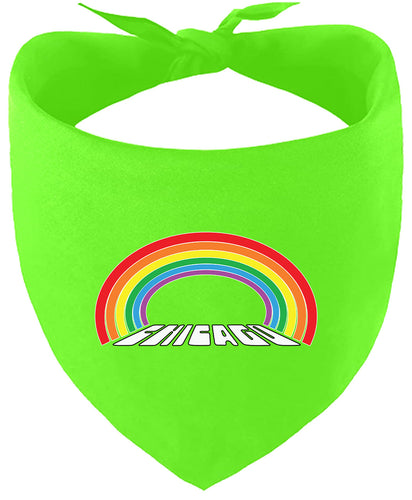 Chicago Rainbow Pet Bandana