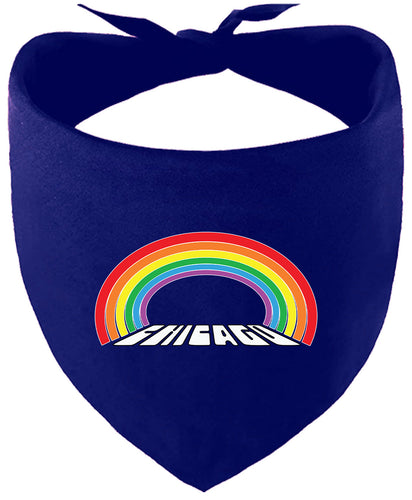 Chicago Rainbow Pet Bandana