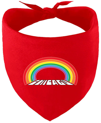 Chicago Rainbow Pet Bandana