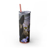 Skinny Tumbler with Straw – 20 oz Stainless Steel Cup