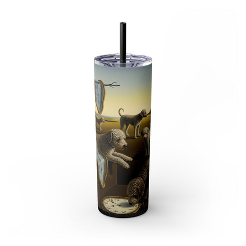 Skinny Tumbler with Straw – 20 oz Stainless Steel Cup