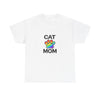 Pride Cat Mom Heavy Duty Unisex Tee Sizes Small - 5XL (11 colors)
