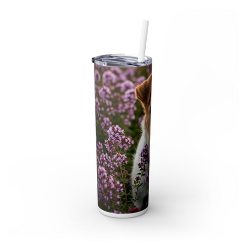 Skinny Tumbler with Straw – 20 oz Stainless Steel Cup