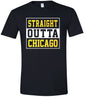 Straight Outta Chicago Adult Gildan Soft Shirt