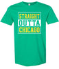 Straight Outta Chicago Adult Gildan Soft Shirt