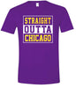 Straight Outta Chicago Adult Gildan Soft Shirt