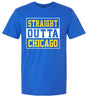 Straight Outta Chicago Adult Gildan Soft Shirt